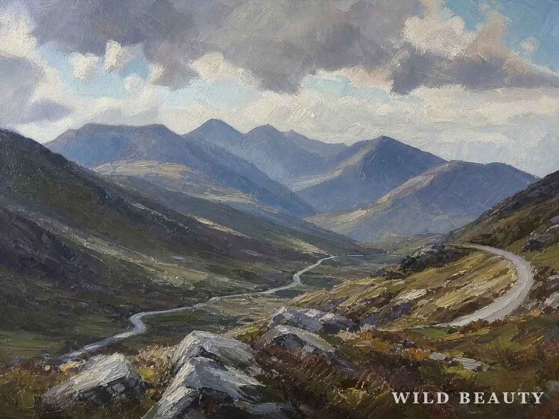 Painting of Moll's Gap and the MacGillycuddy's Reeks, Ring of Kerry