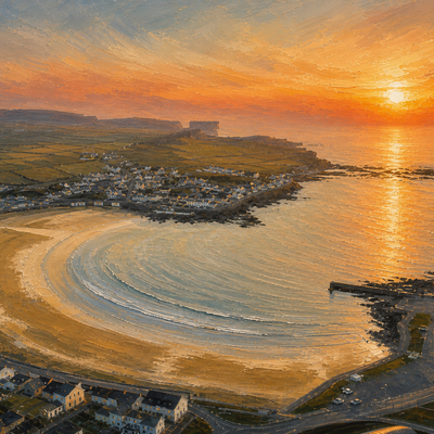Kilkee Bay at Sunset