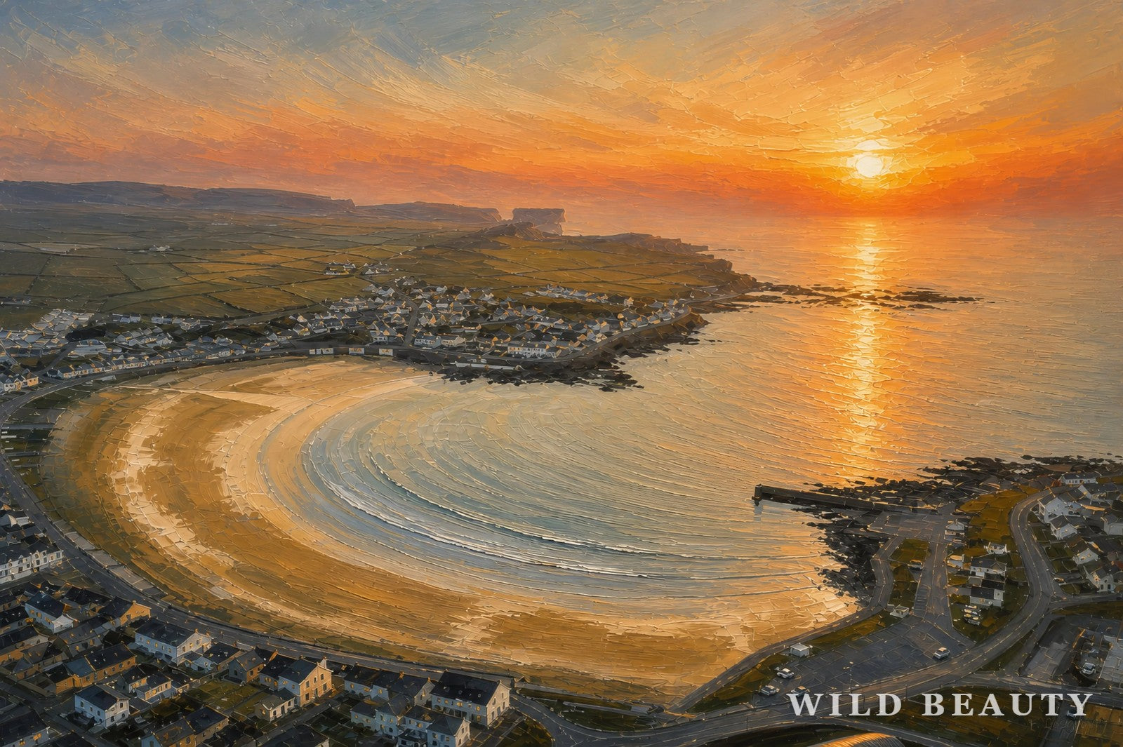 Kilkee Bay at Sunset