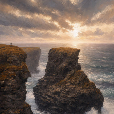 Loop Head — Lone Figure at Dusk